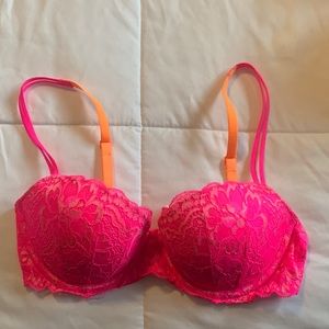 VS PINK 32C PUSH UP BRA